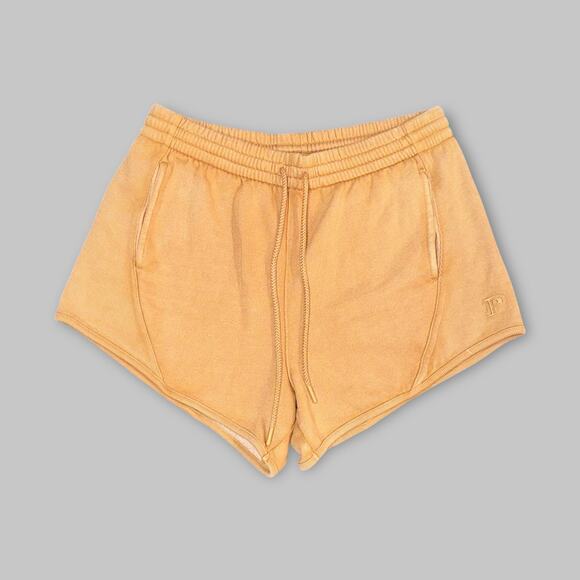 Victoria’s Secret PINK Fleece-Lined Lounge Shorts - Golden Tan - Size XS - Picture 1 of 5